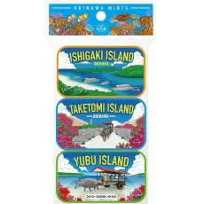 OKINAWA 민트캔 OKINAWA 민트캔 야에야마 버전 16g×3캔 세트