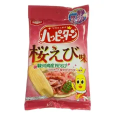 카메다 제과 시즈오카 한정 해피턴 벚꽃 새우 맛 34g