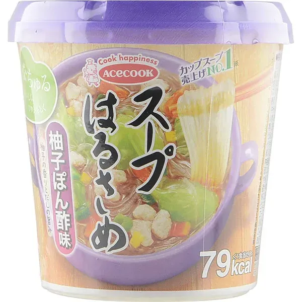 에이스 콕 수프 하루사메 유자 폰 식초 맛 32g [하루사메 수프]