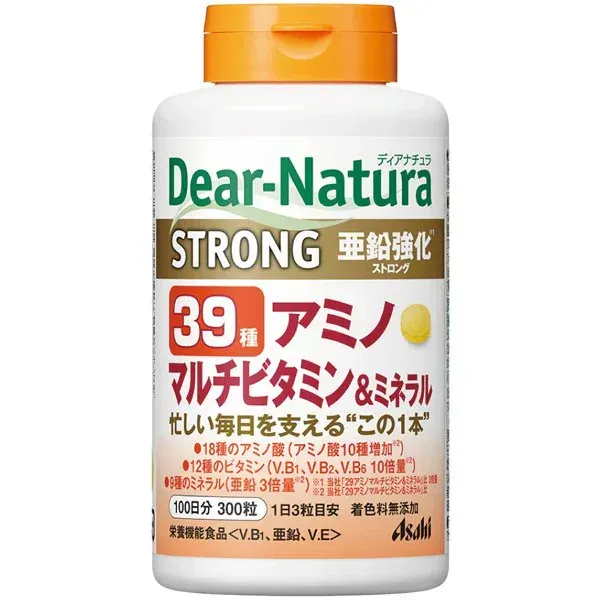 디어 내츄럴 Dear-Natura 스트롱 39종 아미노 멀티 비타민and미네랄 300립입(100일분)