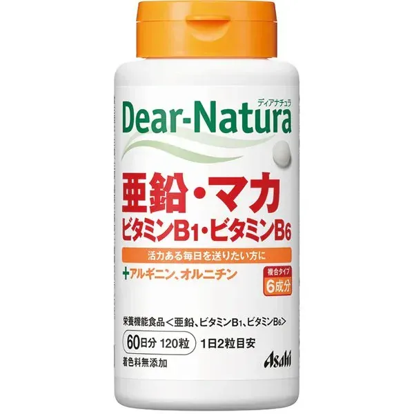 디어 내츄럴 Dear-Natura 아연·마카·비타민 B1·비타민 B6 60일 120알