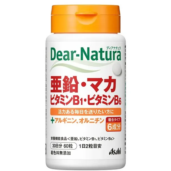 디어 내츄럴 Dear-Natura 아연/마카/비타민B1/비타민B6 60입(30일분)