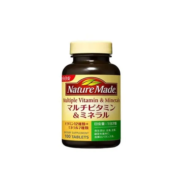 네이처 메이드 Nature Made 멀티 비타민 and 미네랄 100입(50일분 1일 2알 기준)
