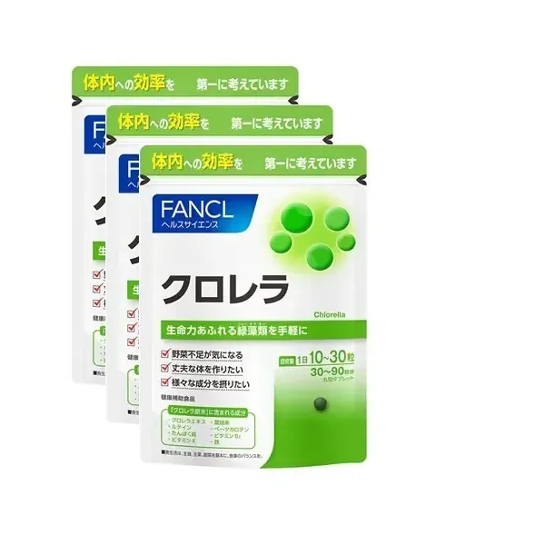판클 FANCL 클로렐라 덕용 3봉 세트 90~270일분