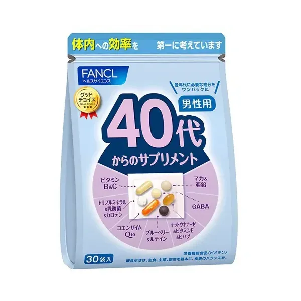 판클 FANCL 40대부터의 서플리먼트 남성용(개 포장 30포가제트봉투입)