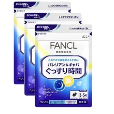 판클 FANCL 발레리안 and 개바 흠뻑 시간 덕용 3봉 세트 90~150일분