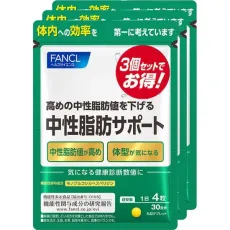 판클 FANCL 중성지방 서포트 덕용 3봉 세트 90일분