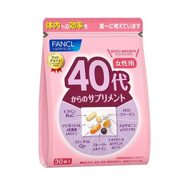 판클 FANCL 40대부터의 서플리먼트 여성용(개 포장 30포가제트봉투입)