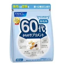 판클 FANCL 60대부터의 보충제 남성용(개 포장 30포 가제트 봉투 입)