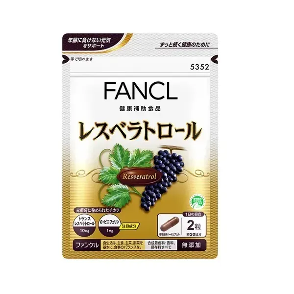 판클 FANCL 보충제 레스베라트롤 60 알 30 일분