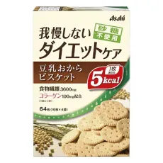 아사히 그룹 식품 Asahi 리셋 바디 리셋 바디 두유 오카라 비스킷 4 봉지 [다이어트 지원 식품]