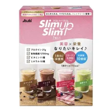아사히 그룹 식품 Asahi 슬림 업 슬림 슬림 업 슬림 셰이크 7 식 60g × 7 [다이어트 지원 식품]