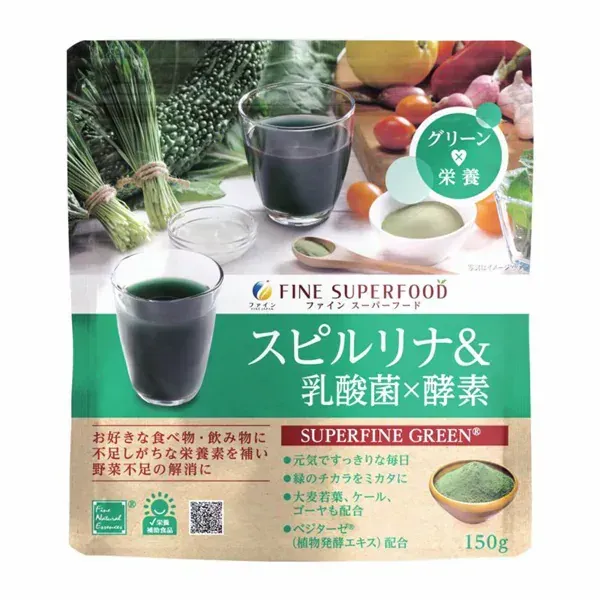 파인 파인 슈퍼 푸드 스피루리나 and 유산균 × 효소 150g
