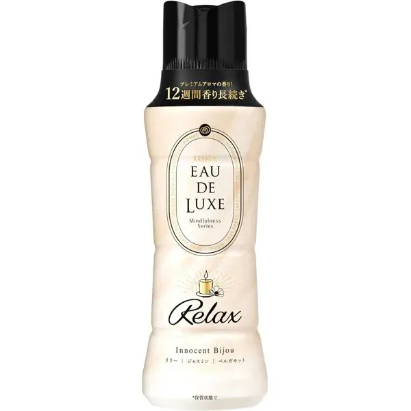 레노아 오드랏쿠스마인드후루네스시리즈 아로마 보석 릴렉스의 향기 본체 520mL [세탁용 유연제 비즈]
