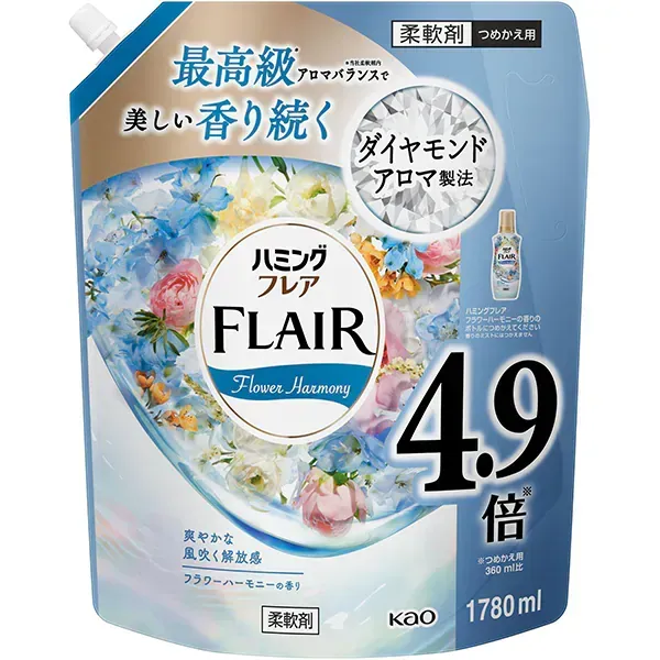 해밍 해밍 플레어 플라워 하모니 리필 1780ml [유연제]