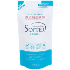 카네요 비누 무첨가 유연제 소프터 무향료 리필 450ml [유연제]
