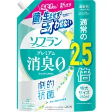 소프란 프리미엄 탈취 신선한 그린 아로마 향기 리필 용 특대 950ml