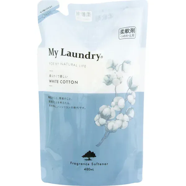 My Laundry 밀란드리 밀란드리 화이트 코튼 향기 리필 480ml [유연제]
