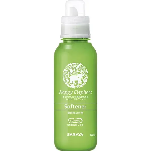 해피 엘리펀트 Happy Elephant 해피 엘리펀트 유연 마감제 본체 600ml [유연제]