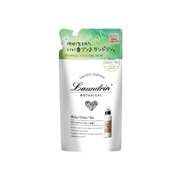 파네스 란도린 Laundrin 란도린 보타니컬 릴랙스 그린티 향기 리필 430ml [유연제]