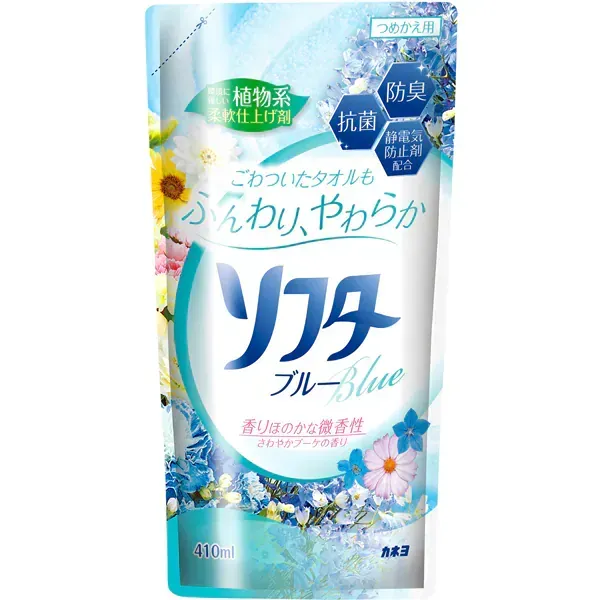 카네요 비누 카네요 비누 소프터 블루 1/3 리필 410ml