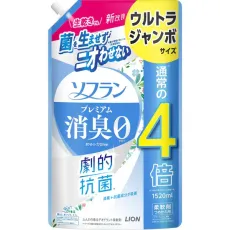 소프란 프리미엄 탈취 화이트 허브 아로마 향기 울트라 점보 1520ml