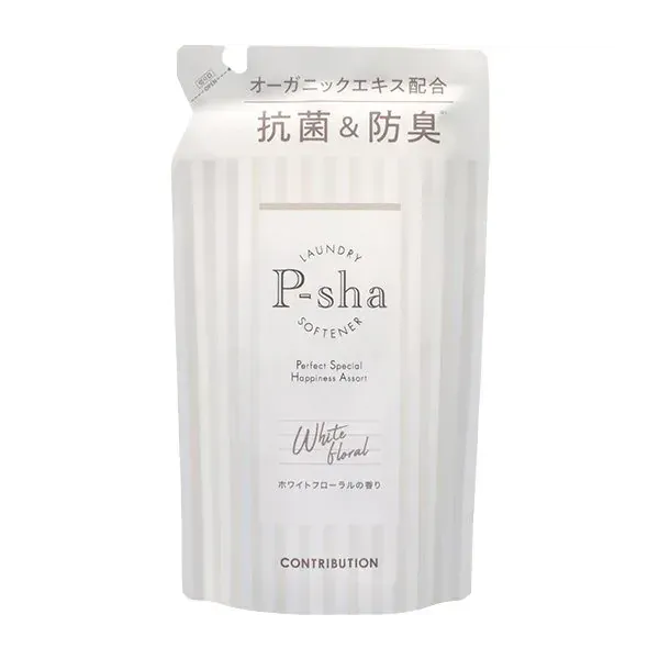 P-sha (파샤) 화이트 플로럴의 향기 리필 480ml [유연제]