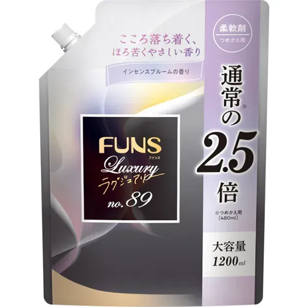 팬스 FUNS FUNS(팬스) 럭셔리 유연제 No89 대용량 리필용 1200ml