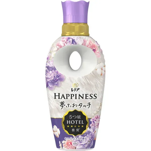 레노아 행복 꿈 푹신 터치 유연제 화이트 무스크 본체 450ml [유연제]