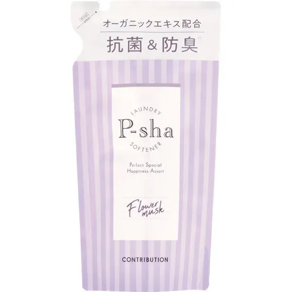 컨트리뷰션 CONTRIBUTION P-sha 유연제 플라워무스크의 향기 리필 480ml