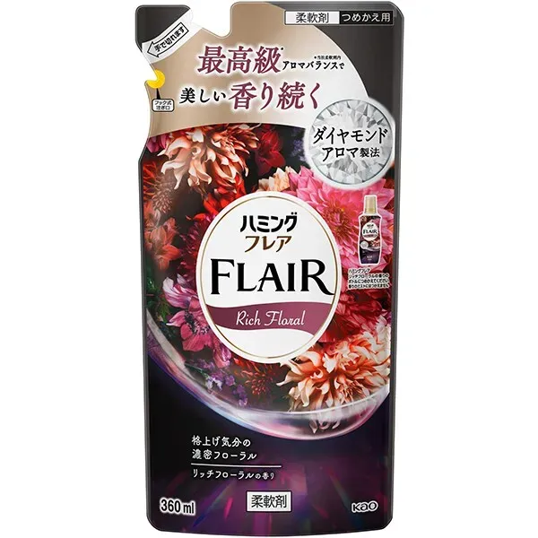 해밍 플레어 리치 플로럴 리필 360ml [유연제]