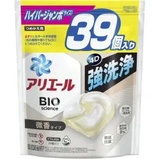 아리에르 세탁 세제 젤 볼 4D 탄산 ​​기능으로 빠질 수 있는 세정력 미향 리필 39개 [젤 볼 세제]