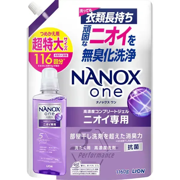NANOX one 니오이 전용 리필 용 초특대 1160g [액체 세제]