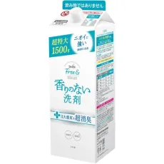 프리 앤 파파 프리 and (프리 앤드) 초 컴팩트 액체 세제 무향료 리필 1500g [세탁용 액체 세제]