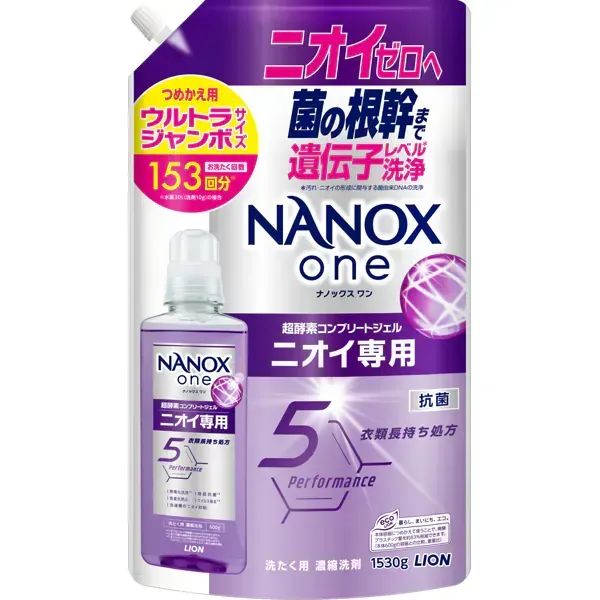 NANOX one 니오이 전용 리필 용 울트라 점보 1530g [액체 세제]