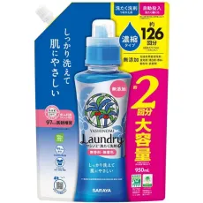사라야 SARAYA 야시노미 세탁 세제 농축 타입 리필용 950ml 대용량