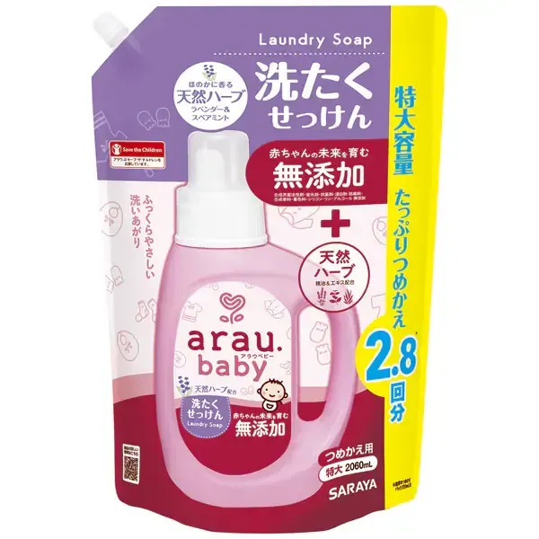 Arau 베이비 세탁 비누 리필 2060ml
