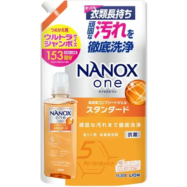 NANOX one 스탠다드 리필 용 울트라 점보 1530g [액체 세제]