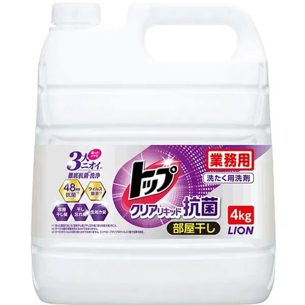 톱 클리어 리퀴드 항균 4kg [액체 세제]