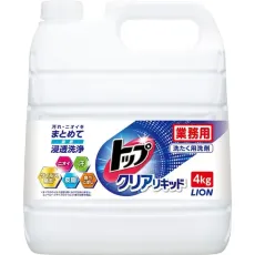 톱 클리어 리퀴드 업무용 4kg [액체 세제]