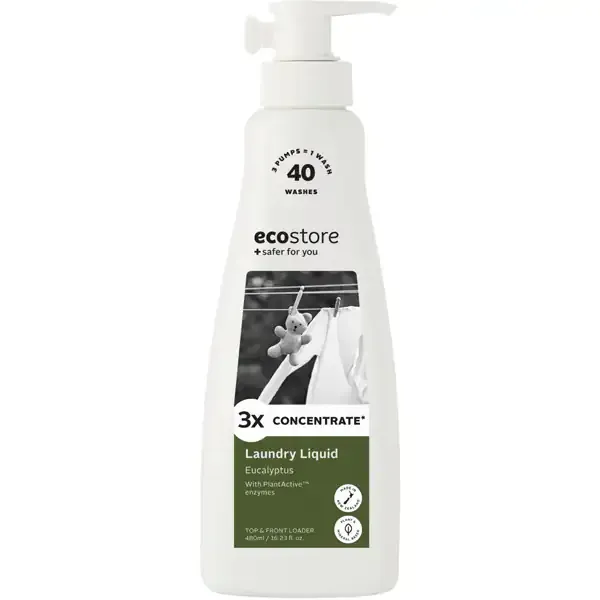 에코스트아 ecostore 세탁 콘센트레이트 펌프 유칼립투스 480ml [액체 세제]