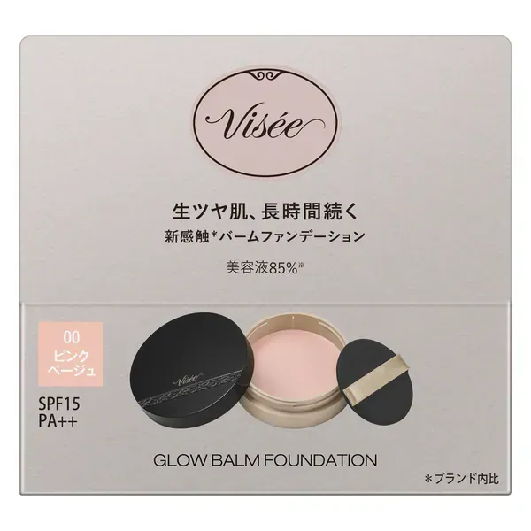 코세 KOSE 비세 리쉐 Visee 비세 그로우 밤 파운데이션 00 핑크 베이지