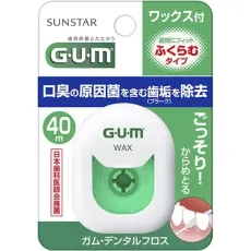 껌 GUM 껌/덴탈프로스 왁스 첨부 40 m 송아지 타입 [치간 케어]