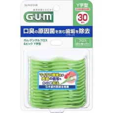 껌 GUM 껌 치실 and 픽 Y 자형 30 개들이 [치간 클리너]