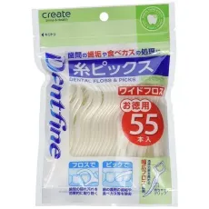 크리에이트 CREATE 덴트 파인 실 픽스 55개입 와이드 [치실]