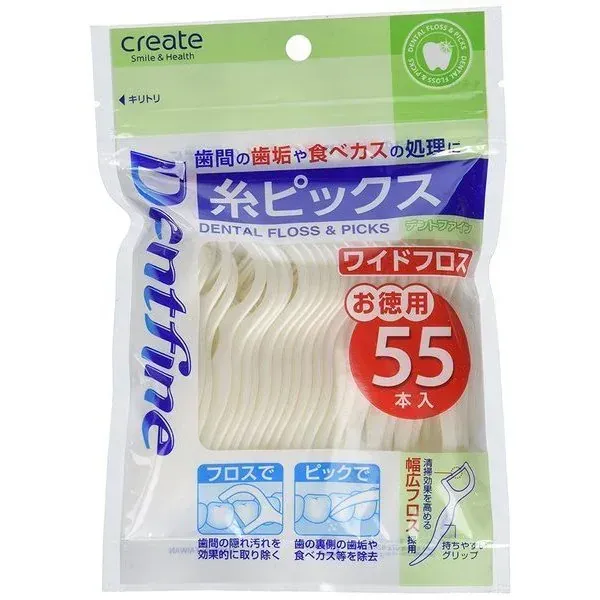 크리에이트 CREATE 덴트 파인 실 픽스 55개입 와이드 [치실]