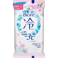 Biore 바디 시트 Biore 냉 시트 리프레시 플로랄 향기 보습 성분 배합 20장
