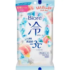 비올레 Biore 바디 시트 몸용 비올레 냉 시트 모모 비누의 향기 보습 성분 배합 20장
