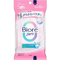Biore 바디 시트 Biore Zero 부드러운 시트 부드러운 비누 향기 10 장