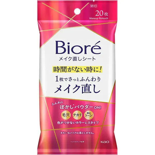 Biore 메이크업 수리 페이셜 시트 Biore 메이크업 수리 20 장